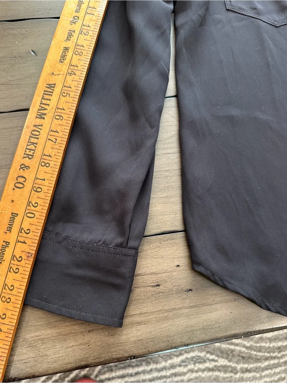 J. Crew Black Lightweight Poly Button-Up Blouse #J01